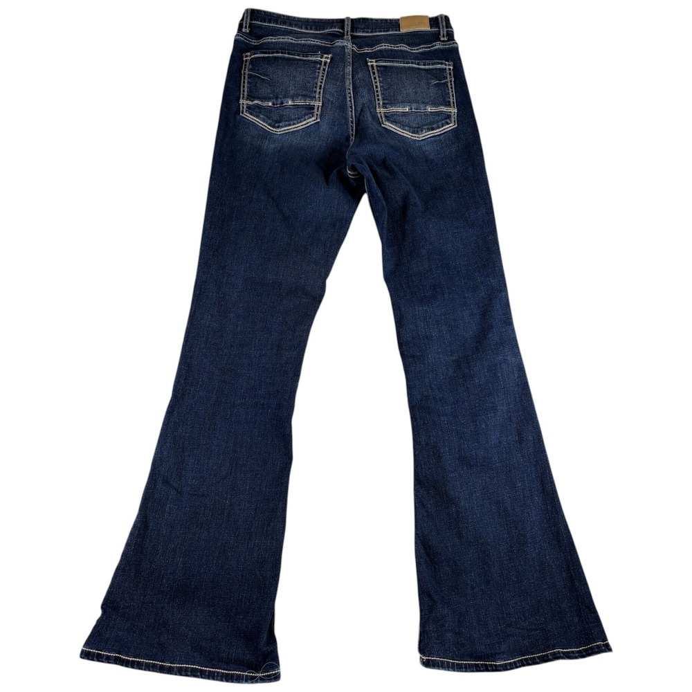 BKE Parker‎ Universal Fit Flare Jeans Womens 31x35 Blue Denim Cotton High Rise - Picture 2 of 7